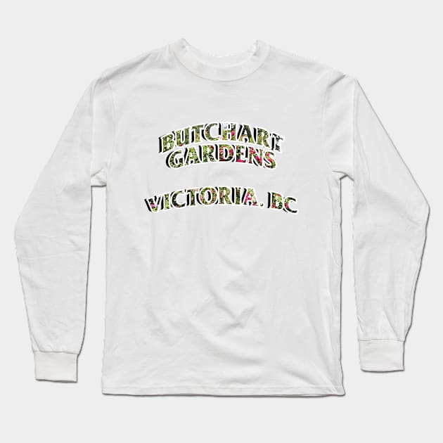 butchart gardens Long Sleeve T-Shirt by swiftjennifer